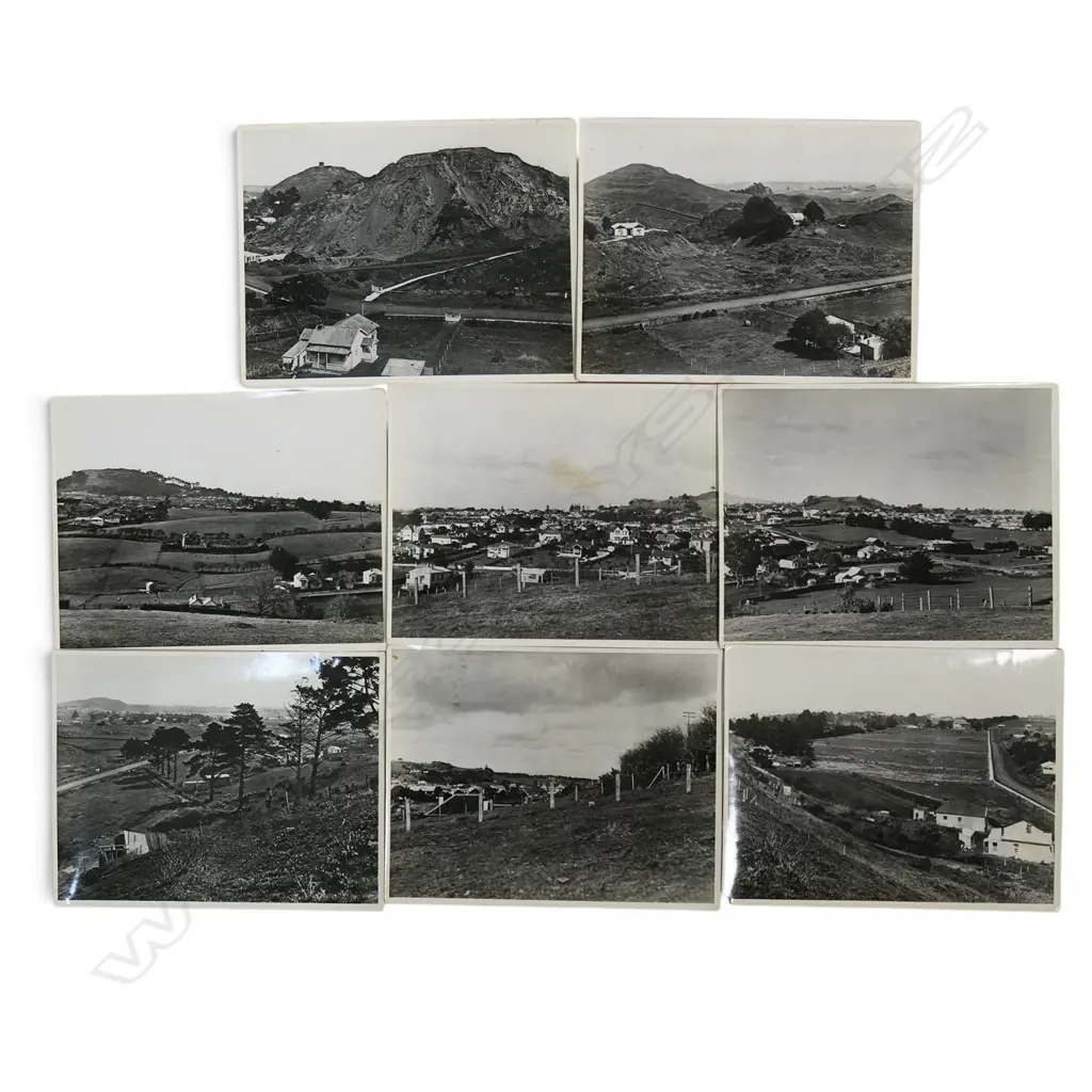 SERIES 8 PHOTOGRAPHS OF LANDSCAPE ROAD MT EDEN & AREA 160 x 210mm Image 1++